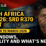 South Africa 2025/26: SRD R370 Grant Extension to March 2026: Amounts, Pay Windows, Eligibility and What’s Next