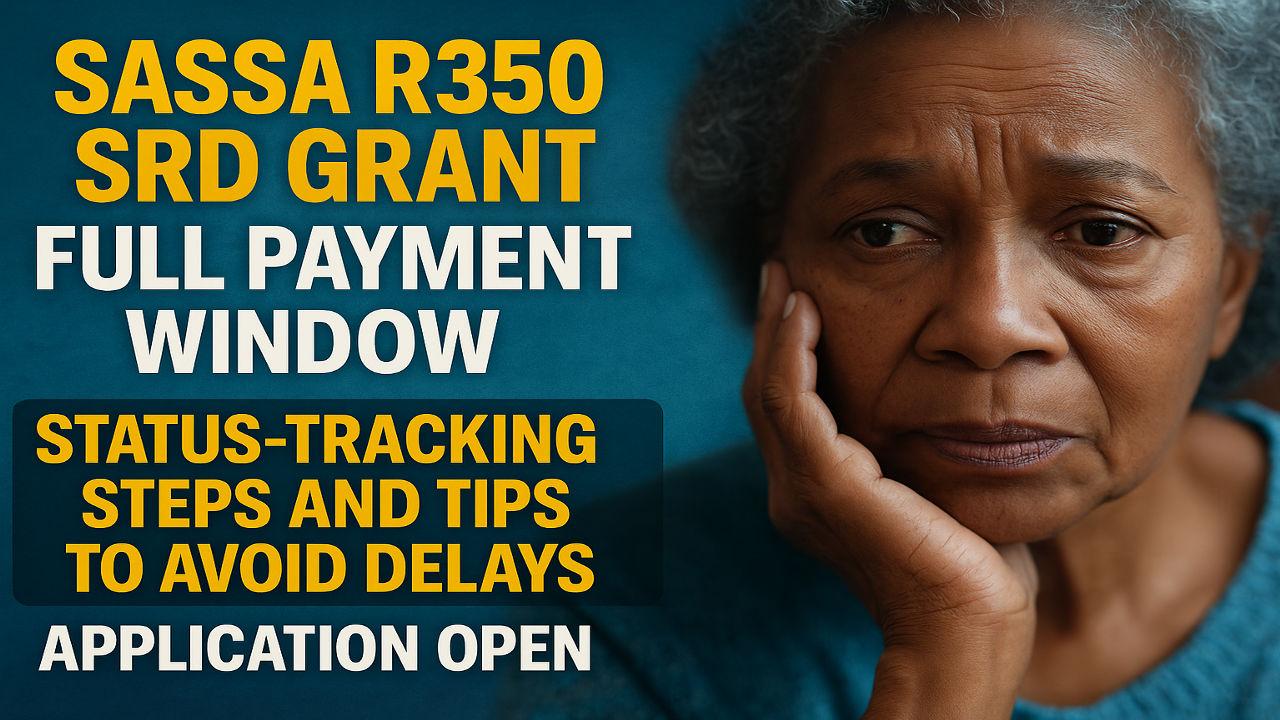 SASSA R350 SRD Grant October 2025: Full Payment Window, Status-Tracking Steps, and Tips to Avoid Delays