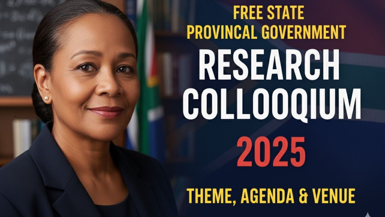Free State Provincial Government Research Colloquium 2025 (7–8 Oct): Theme, Agenda, Venue, and Why It Matters