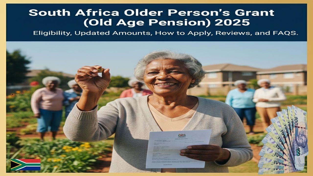 South Africa Older Person’s Grant (Old Age Pension) 2025: Eligibility, Updated Amounts, How to Apply, Reviews, and FAQsSouth Africa Older Person’s Grant (Old Age Pension) 2025: Eligibility, Updated Amounts, How to Apply, Reviews, and FAQs