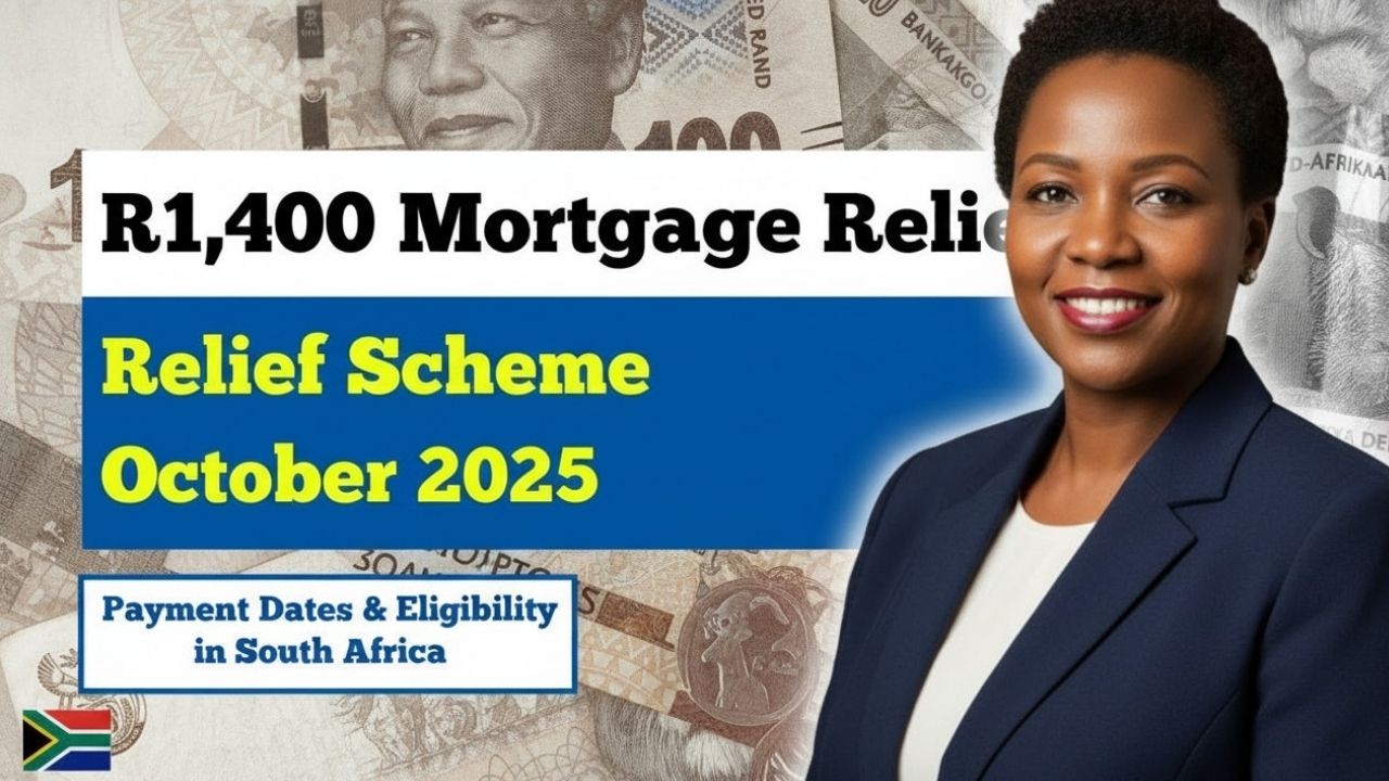 R1,400 Mortgage Relief October 2025: Payment Dates, Eligibility, and Application Guide for South Africa